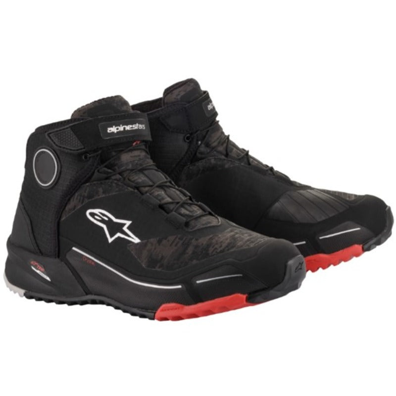 CRX DRYSTAR RIDING SHOES BLACK CAMO RED (0993)