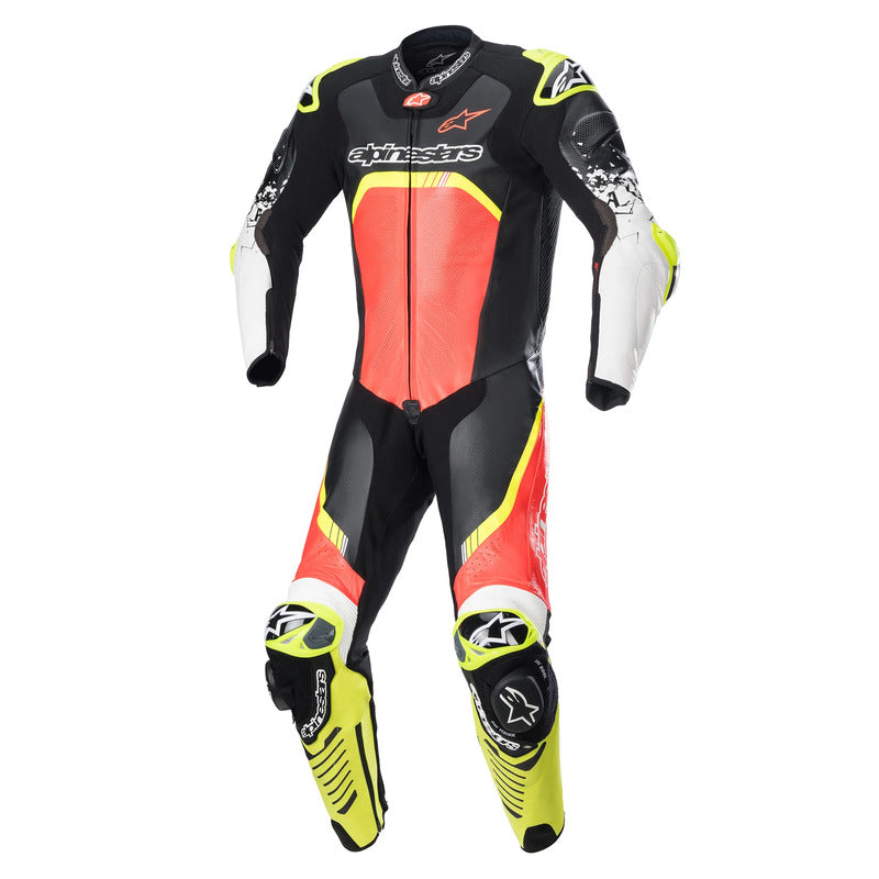 GP TECH V4 1 PC SUIT BLACK FLURORED FLUROYELLOW (1355)