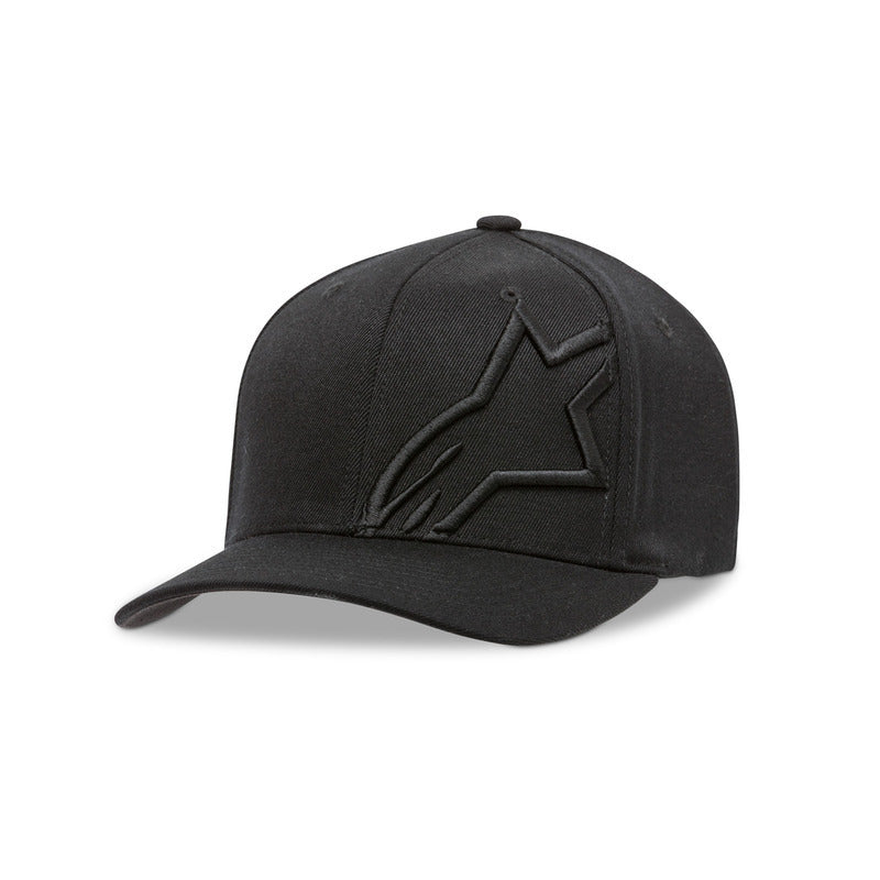 CORP SHIFT 2 CURVED BRIM (FF) HAT BLACK/BLACK (1010)