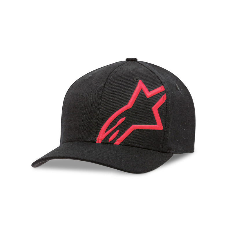 CORP SHIFT 2 CURVED BRIM (FF) HAT BLACK/RED (1030)