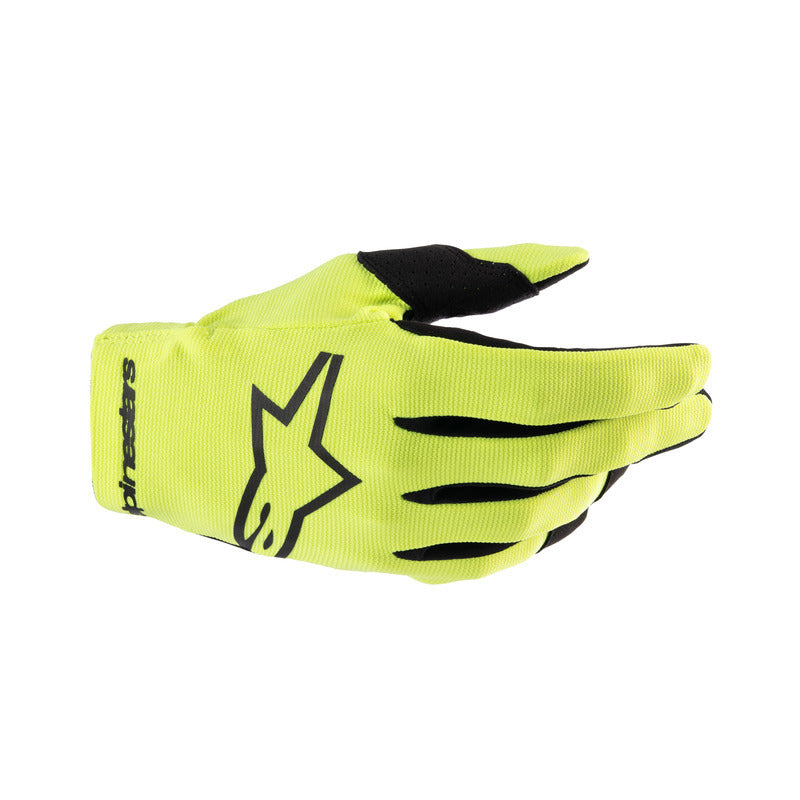 2024-2026 YOUTH RADAR GLOVES FLURO-YELLOW BLACK (0551)