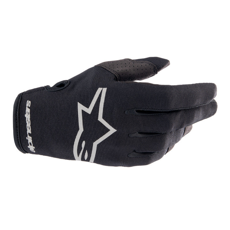 2023 RADAR GLOVES BLACK BRUSHED SILVER (1419)