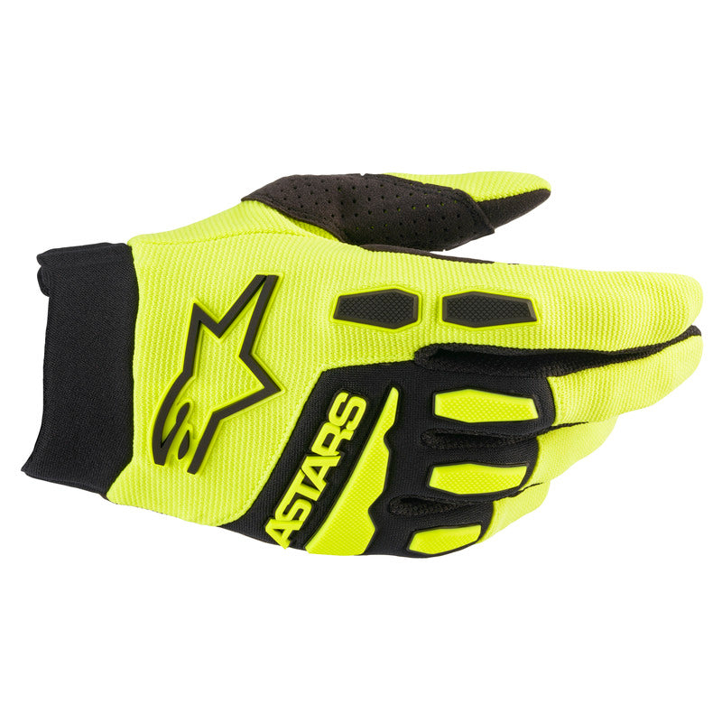 2022-2025 FULL BORE GLOVES YELLOWFLURO BLACK (0551)