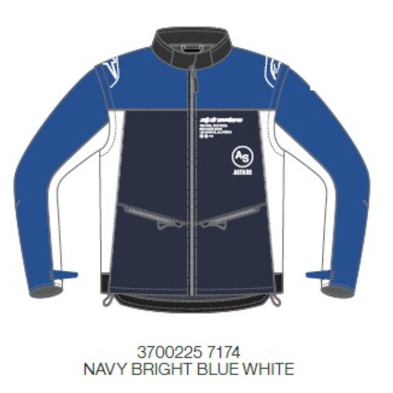 LITE-DURA SOFTSHELL JACKET NAVY BRIGHT-BLUE WHITE (7174)