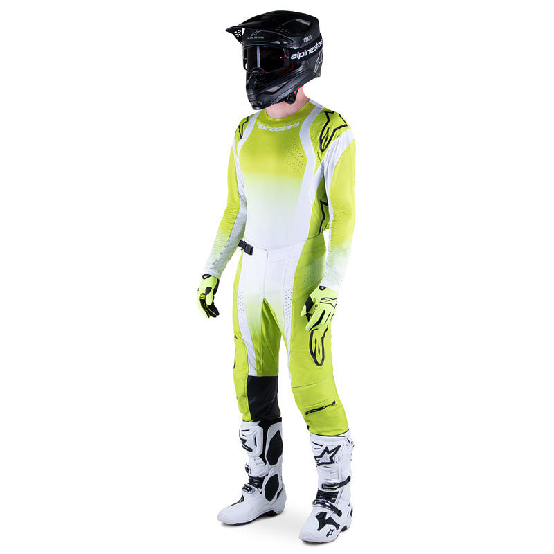2023 TECHSTAR PUSH JERSEY YELLOW FLURO WHITE (0552)