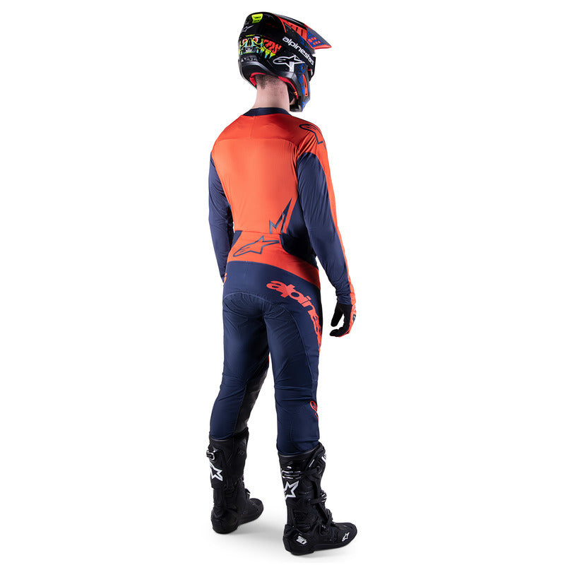 2023 TECHSTAR ARCH JERSEY NIGHT NAVY HOT ORANGE (7141)
