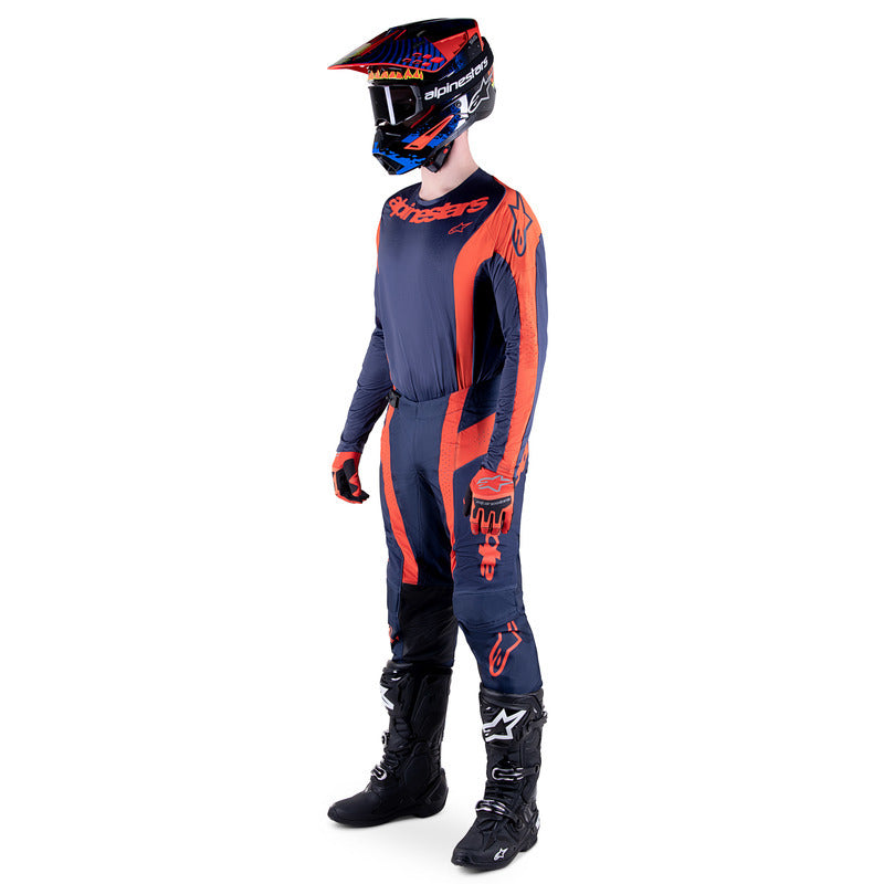 2023 TECHSTAR ARCH JERSEY NIGHT NAVY HOT ORANGE (7141)