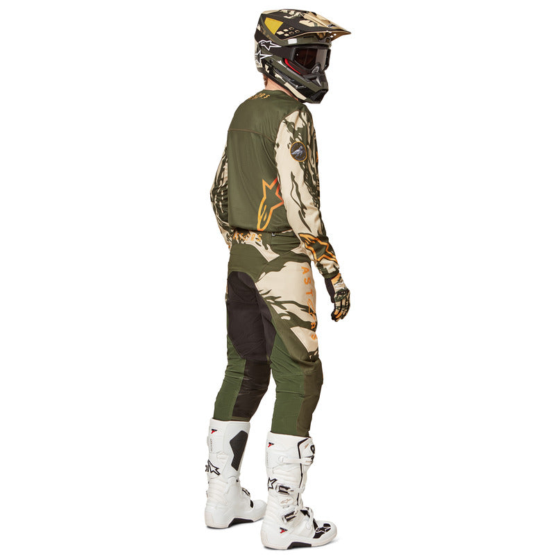 2022 RACER TACTICAL JERSEY MILITARY SAND/CAMO/TANGERINE (6840)