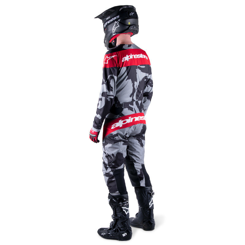 2023 RACER TACTICAL JERSEY CAST GRAY CAMO MARS RED (9228)