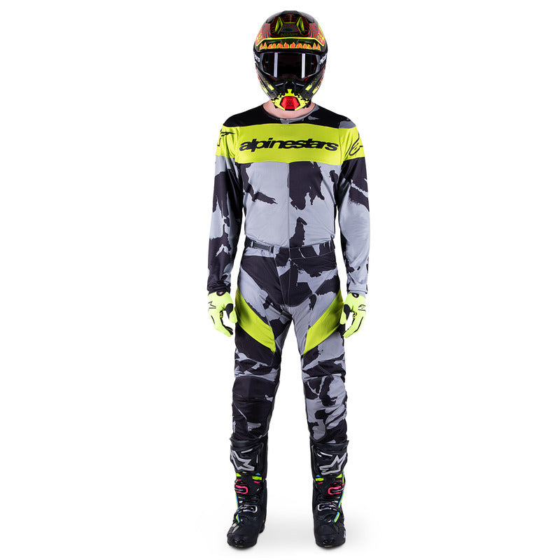 2023 RACER TACTICAL JERSEY CAST GRAY CAMO YELLOWFLURO (9255)