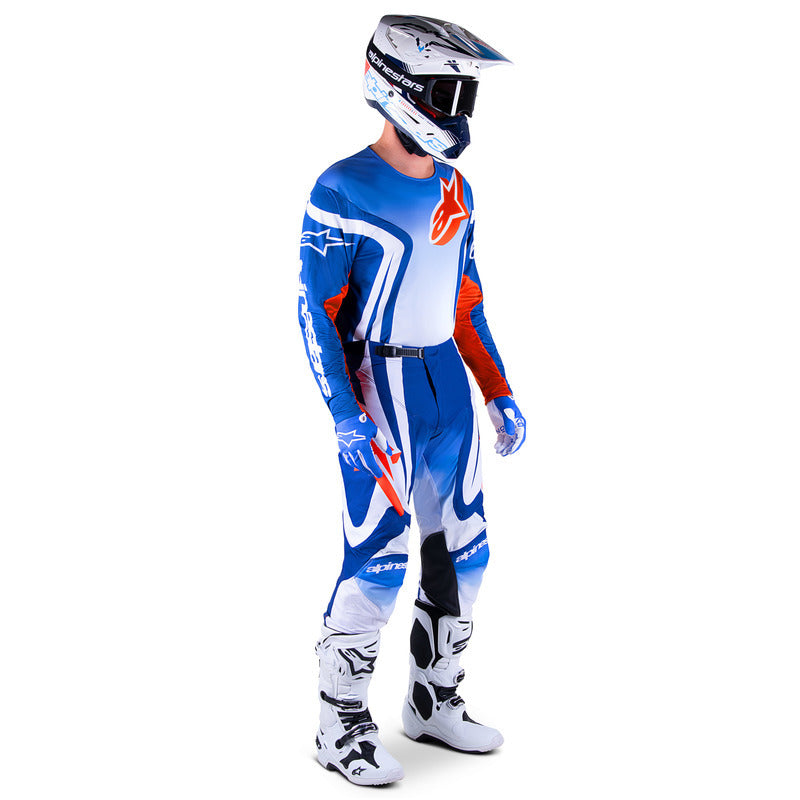 2023 RACER SEMI JERSEY BLUE HOT ORANGE (7241)