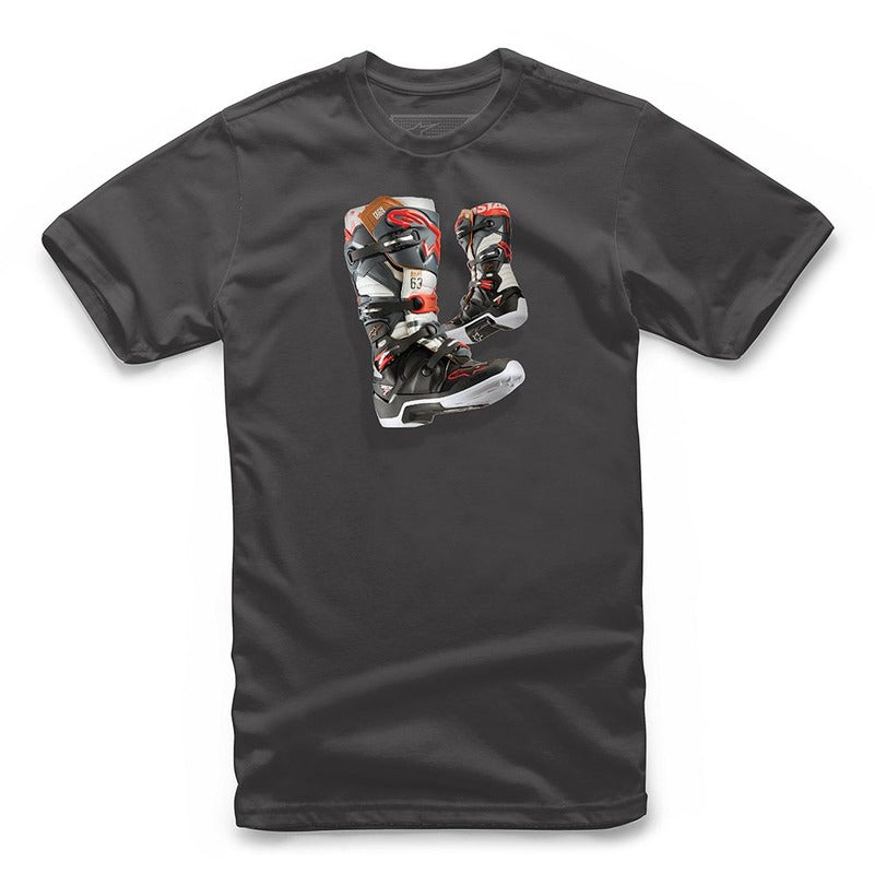 KIDS TECH 7 BOOT TEE BLACK (0010)