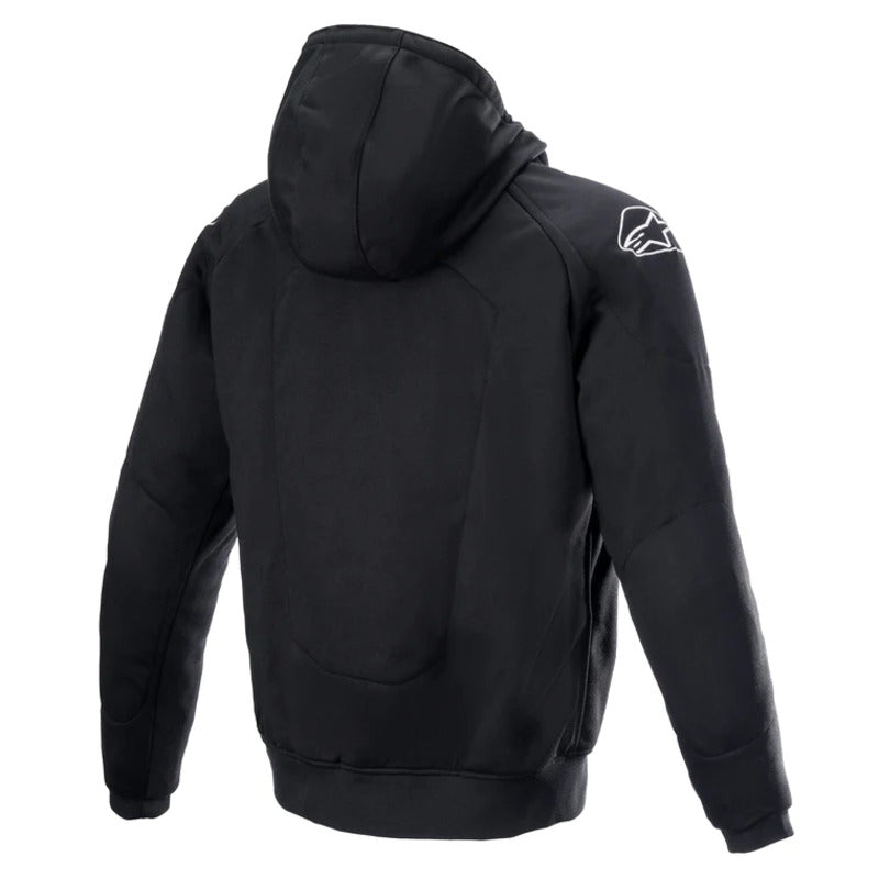 CHROME IGNITION HOODIE BLACK YELLOW-FLURO (0155)