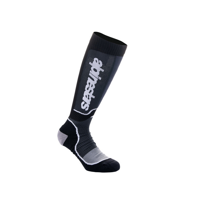 YOUTH MX PLUS SOCKS BLACK WHITE (0012)