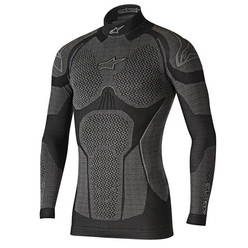 RIDE TECH WINTER TOP L/S | BLACK GREY (0106) / M-L