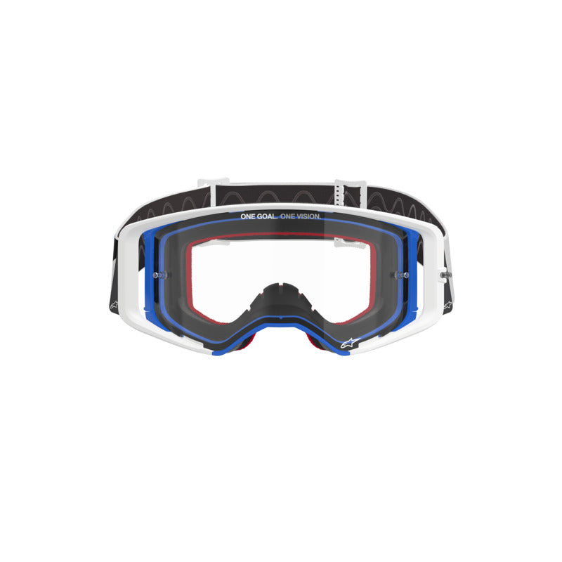 SUPERTECH CORP GOGGLE | BLUE ORANGE (7301) | CLEAR LENS