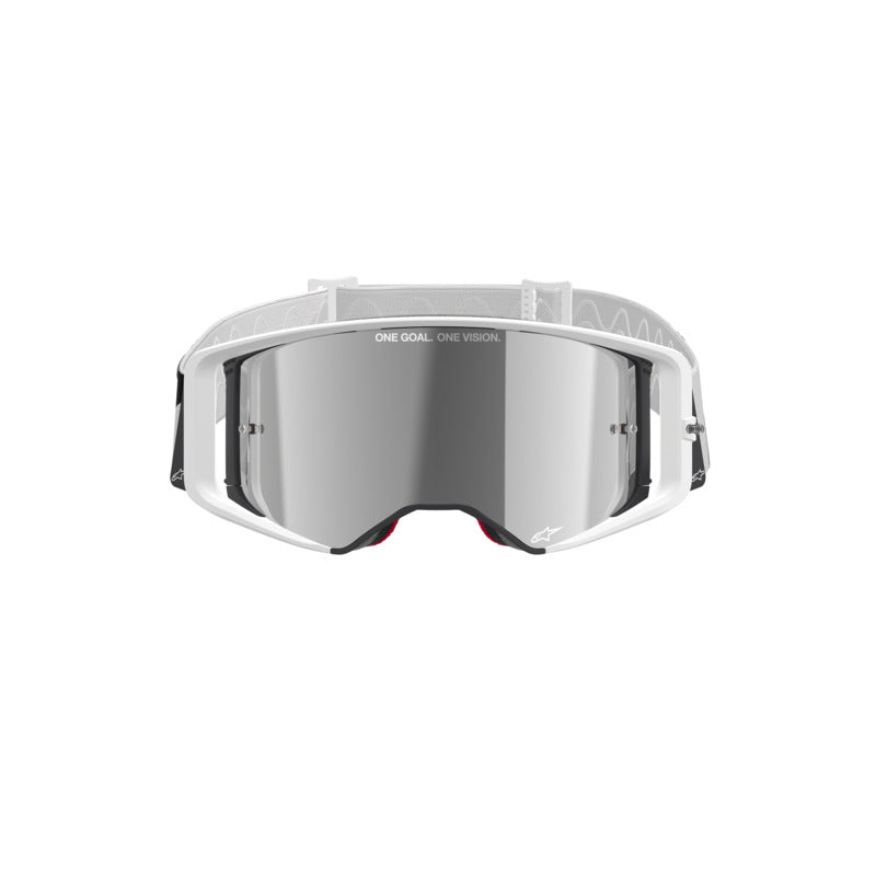 SUPERTECH CORP GOGGLE | WHITE (2055) | MIRROR SILVER LENS