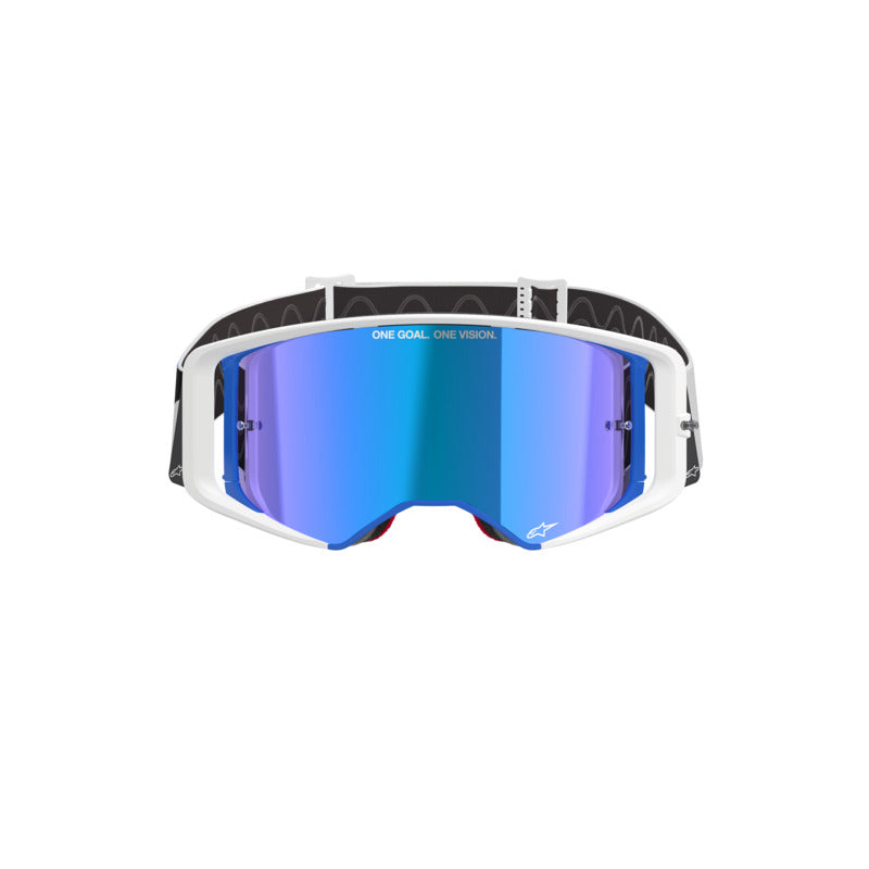SUPERTECH CORP GOGGLE | BLUE ORANGE (7302) | MIRROR BLUE LENS