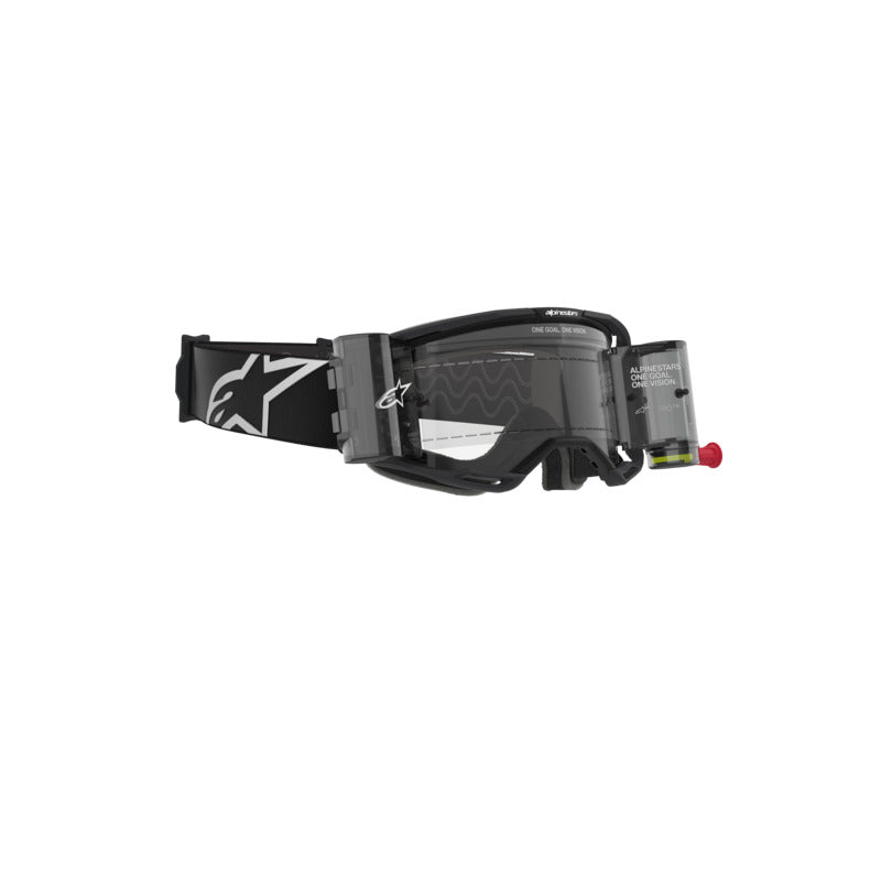 VISION 8 CORP GOGGLE | BLACK (1529) | (CLEAR LENS ROLL OFF)