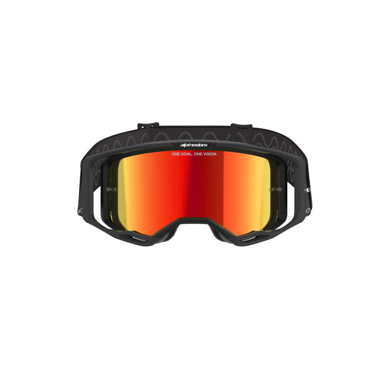 VISION 8 CORP GOGGLE | BLACK (1446) | MIRROR RED LENS