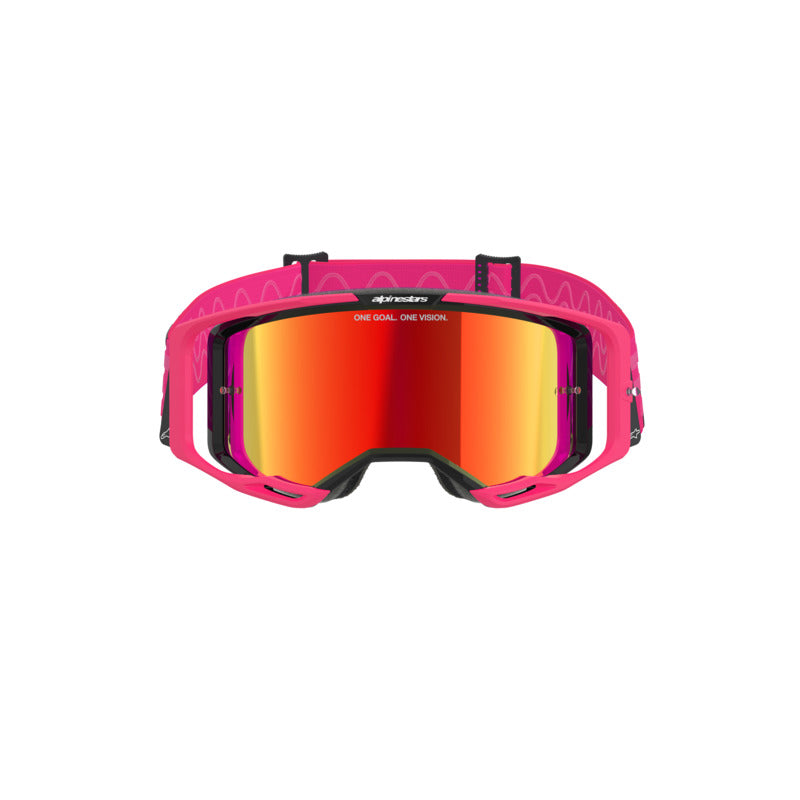 VISION 8 CORP GOGGLE | PINK (3083) | MIRROR RED LENS