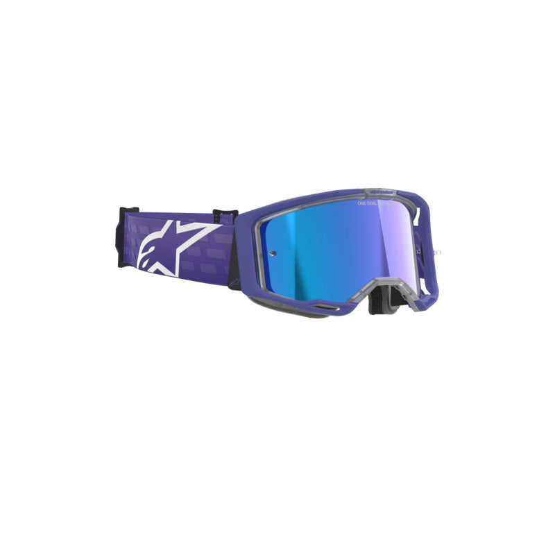 VISION 8 CORP GOGGLE | PURPLE (3116) | MIRROR BLUE LENS