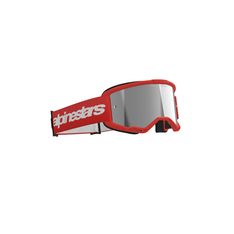 VISION 3 WORDMARK GOGGLE | RED (3094) | MIRROR SILVER LENS