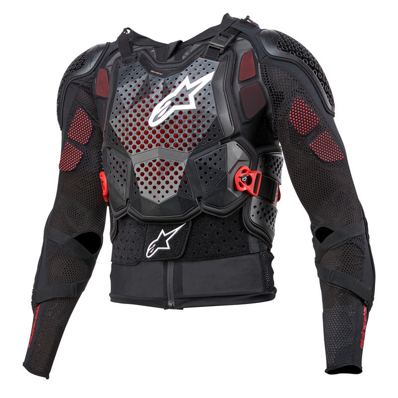 BIONIC TECH V3 PROTECTION JACKET BLACK WHITE RED (0123)
