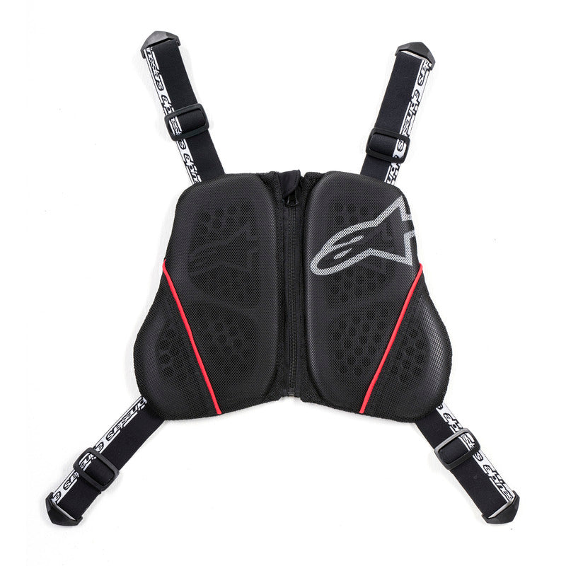 NUCLEON KR C CHEST PROTECTOR XS/S | BLACK WHITE RED 56