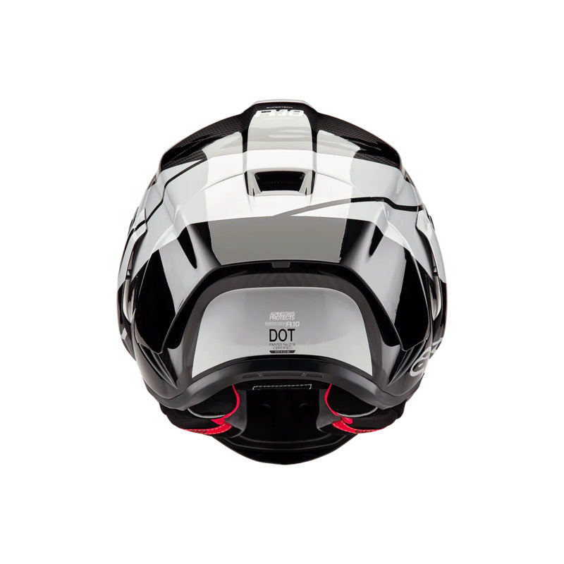 SUPERTECH SR10 ELEMENT HELMET ECE 22.06 BLACK CARBON SILVER BLACK GLOSS (1368)