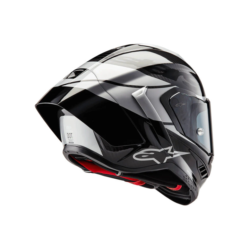 SUPERTECH SR10 ELEMENT HELMET ECE 22.06 BLACK CARBON SILVER BLACK GLOSS (1368)