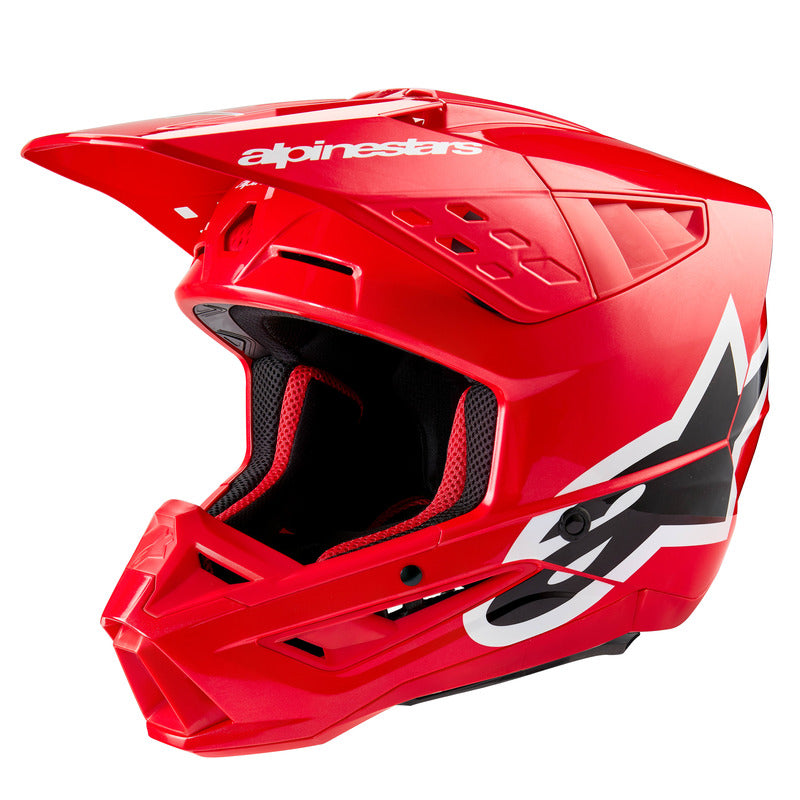 SM5 CORP HELMET ECE 22.06 BRIGHT RED GLOSS (3010)
