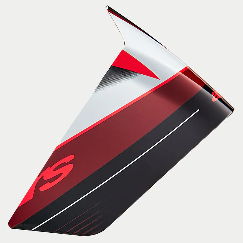 SR10 TEAM RACE SPOILER BLACK CARBON RED WHITE GLOSS (1352