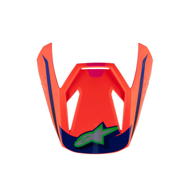 SM3 YOUTH DEEGAN VISOR ECE06 FLURO-ORANGE PURPLE FLURO-PINK (0433)