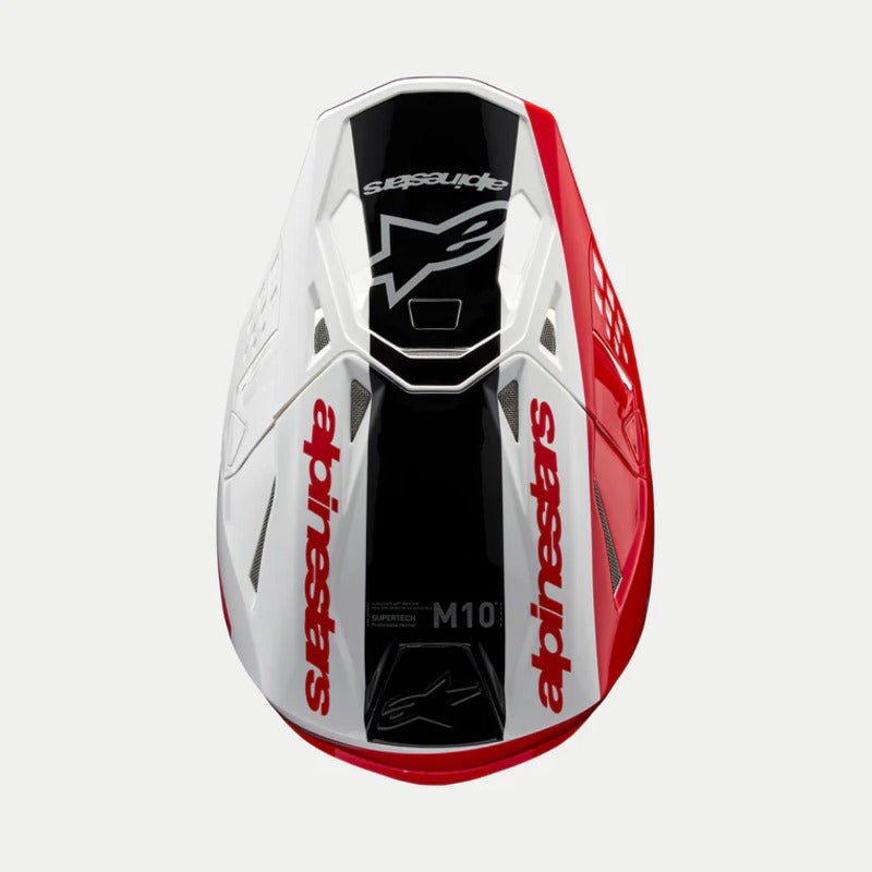 VISOR SM10 22.06 - UNITE RED WHITE GLOSS (3182)