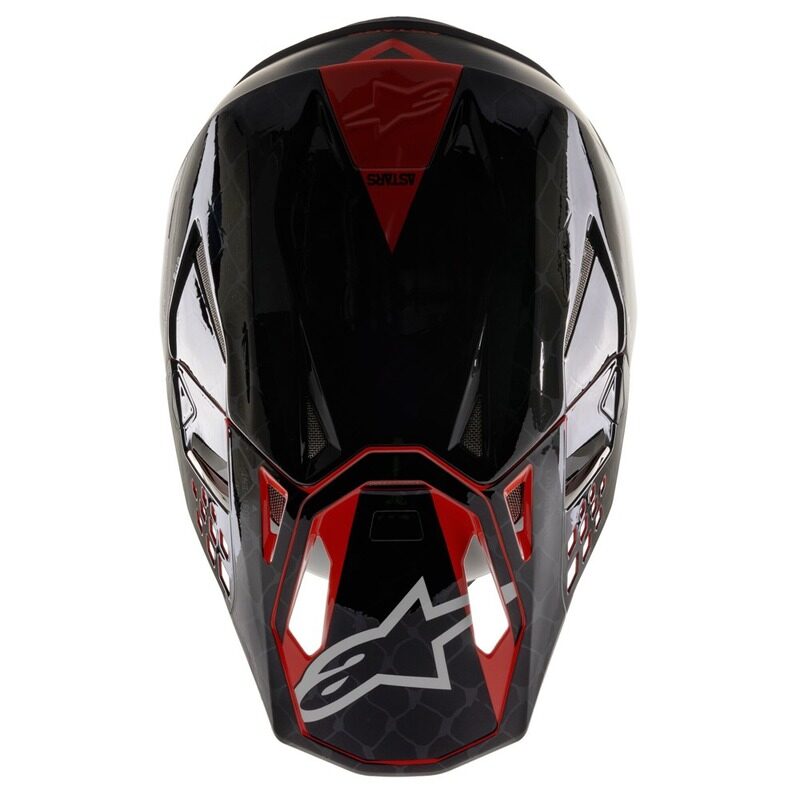 SM10 VISOR LE SAN DIEGO BLACK/SILVER/RED (1999)