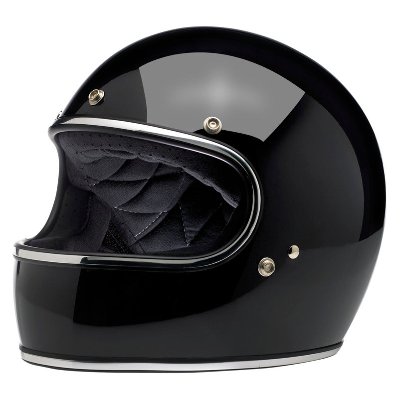 BW1002 GRINGO ECE HELMET GLOSS BLACK (0101)