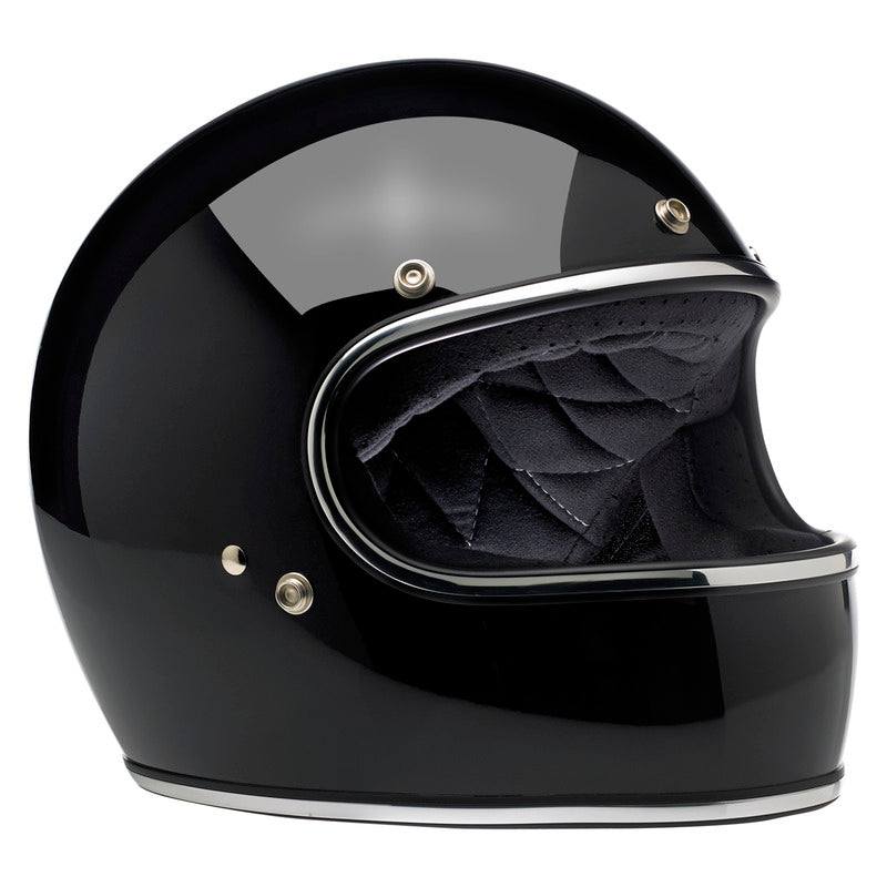 BW1002 GRINGO ECE HELMET GLOSS BLACK (0101)