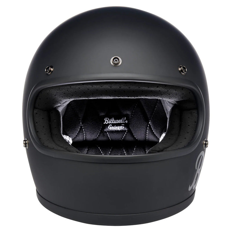 BW1002 GRINGO ECE HELMET FACTORY FLAT BLACK (0638)