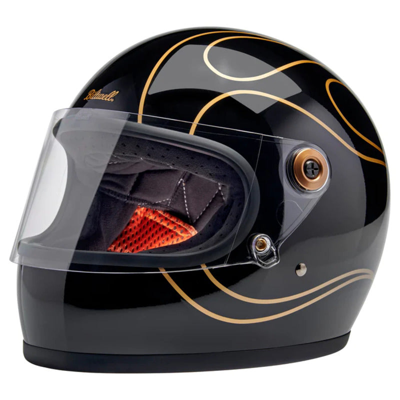 BW10035 GRINGO S ECE 22.06... GLOSS BLACK FLAMES (0567)
