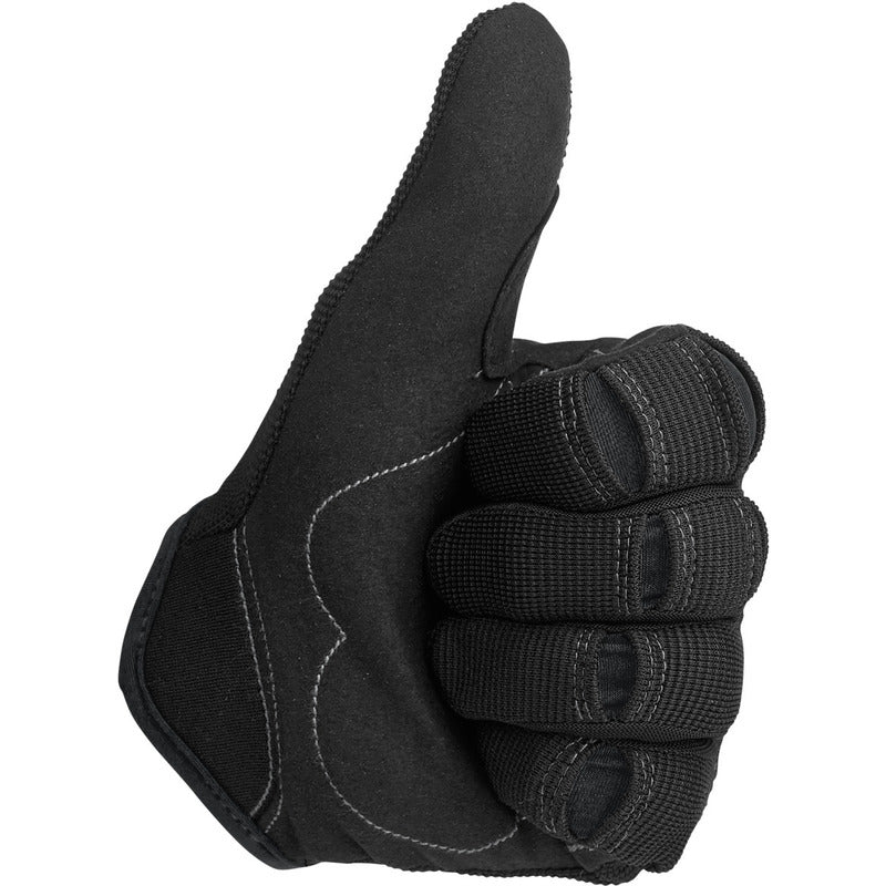 BW1501 MOTO GLOVES BLACK (0101)