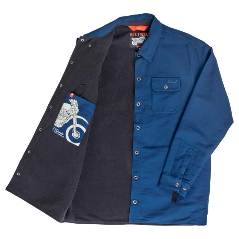 BW8129122 EL DORADO SHIRT-JACKET | NAVY (0105)