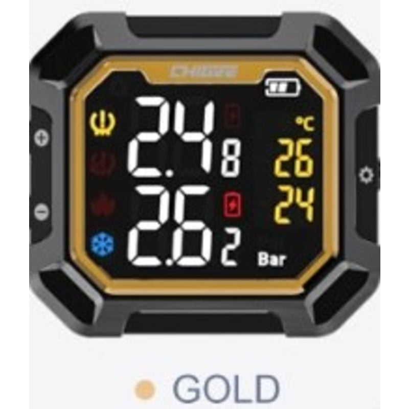 CHIGEE G3 TIRE PRESSURE MONITOR SYSTEM | INTERNAL SENSOR - GOLD