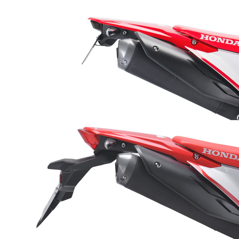 DRC TAIL LIGHT & PLATE HLDR EDGE 2 ALLOY | CRF300L/Rally '21- | SMOKE LENS