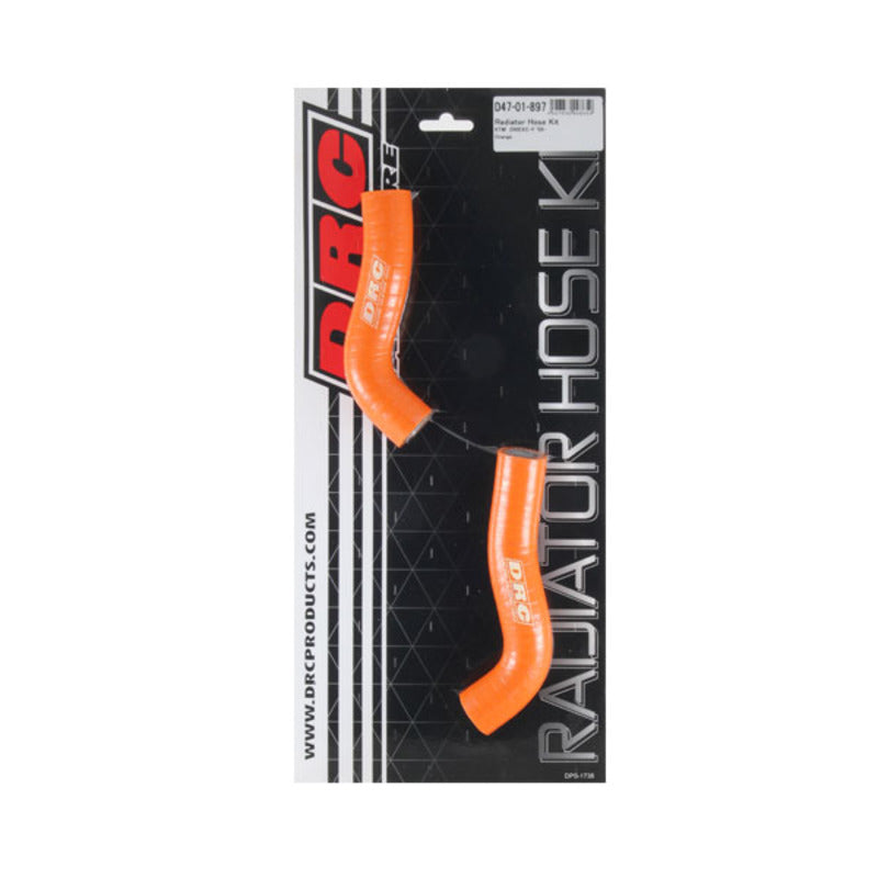 DRC RADIATOR HOSE KIT | KTM250EXCF'08-11 | ORANGE $#$