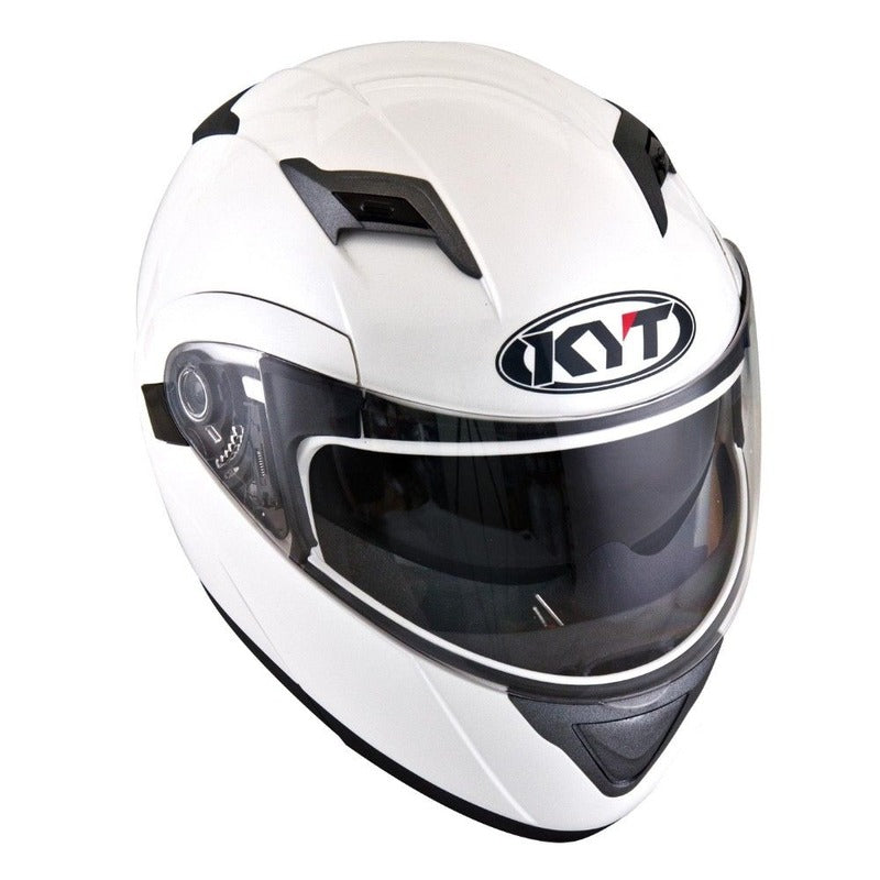 KYSCN00W3 KYT CONVAIR FLIP UP HELMET | PEARL WHITE