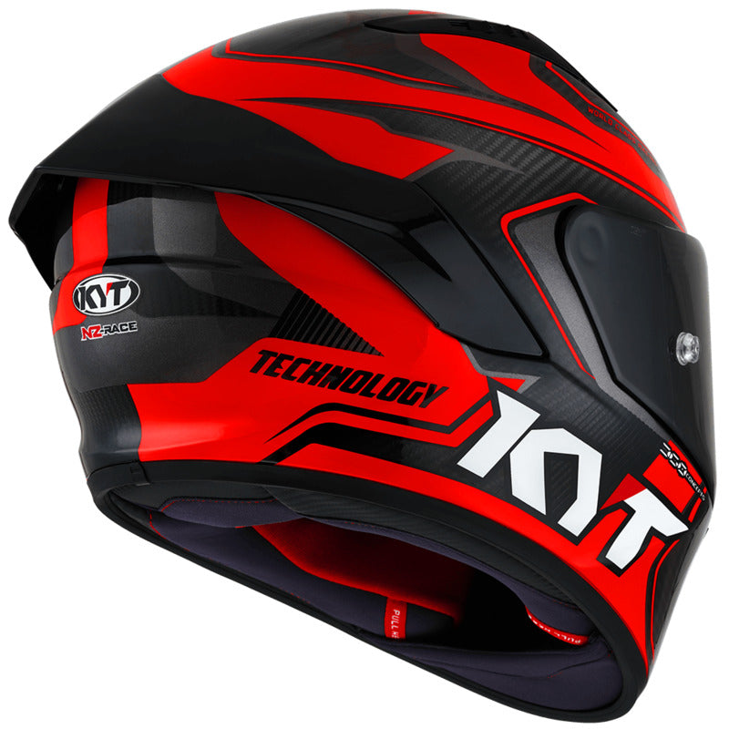 KYSNZ0018 NZ RACE COMPETITION HELMET | RED-CARBON