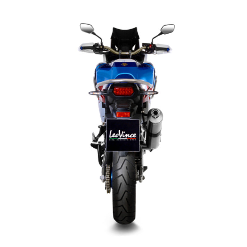 LV FULL SYST | LV ONE EVO | STAINLESS | CRF 1000 L AF TWIN / ADV SPORTS '18>'19 (fits w orig. pann)