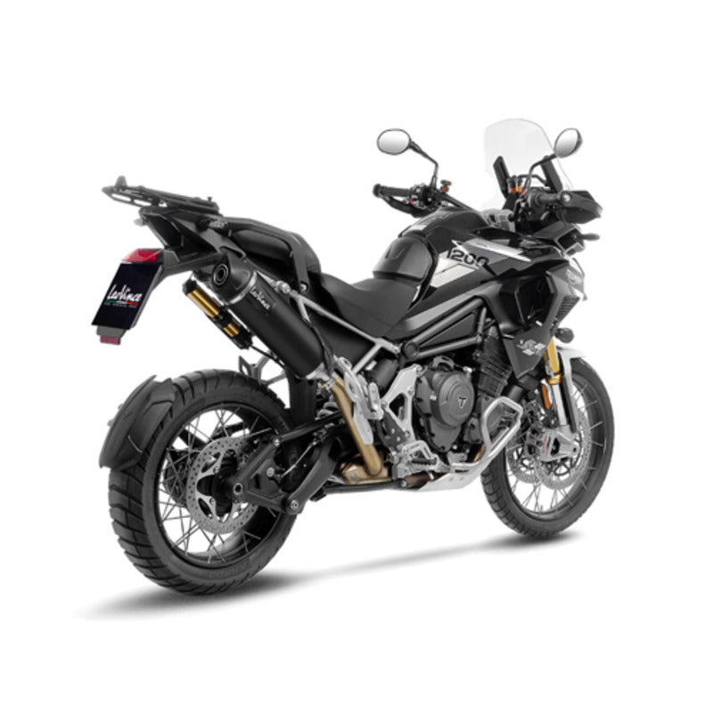 LV SLIP-ON A | NERO | STAINLESS BLACK | TIGER 1200 GT-RALLY '22>