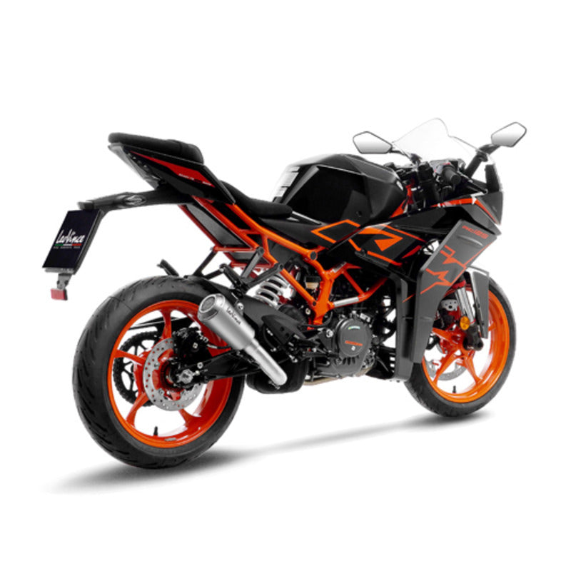 LV SLIP-ON | LV-10 | STAINLESS | KTM RC125 / RC390 '22>